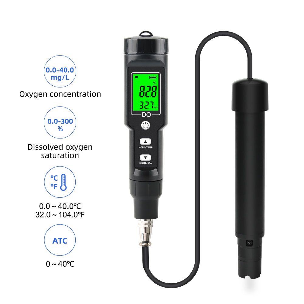 Do Oxygen Meter - Профессиональный измеритель растворенного кислорода DO9100, цифровой